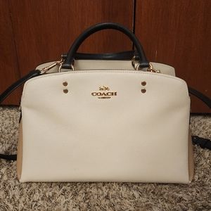 Coach carryall colorblock purse